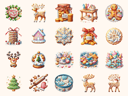 Sugar Cookies Clipart All Bundles Clipart Line Art - WondersArtist