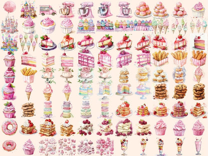 Sugar Rush Watercolor Clipart Candy Art - Wonders Artist