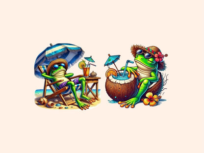 Summer Frogs Clipart beach frog clipart - Wonders Artist