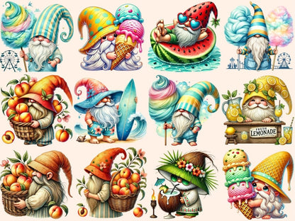 Summer Gnomes (P2) Clipart beach gnome png - Wonders Artist