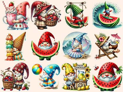 Summer Gnomes (P3) Clipart beach gnome png - Wonders Artist