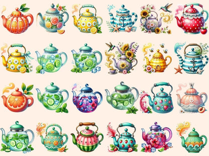 Summer Kettles Clipart kettle clipart kettle graphics kettle png - WondersArtist