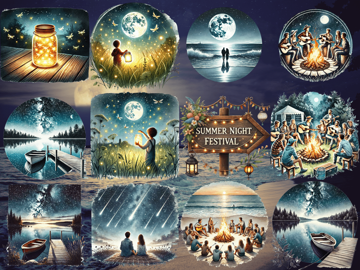 Sommernetter Clipart (BEGRENSET UTGAVE) image 4