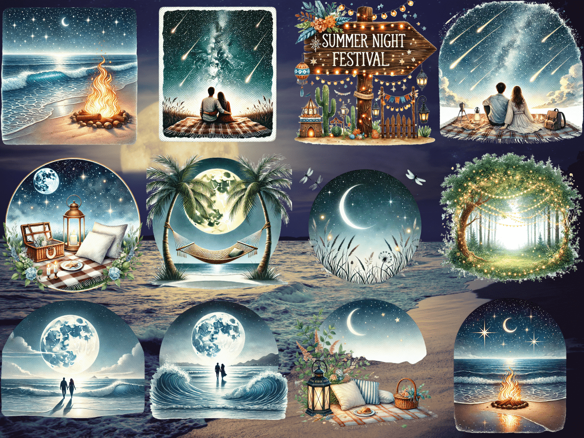 Sommernetter Clipart (BEGRENSET UTGAVE) image 3