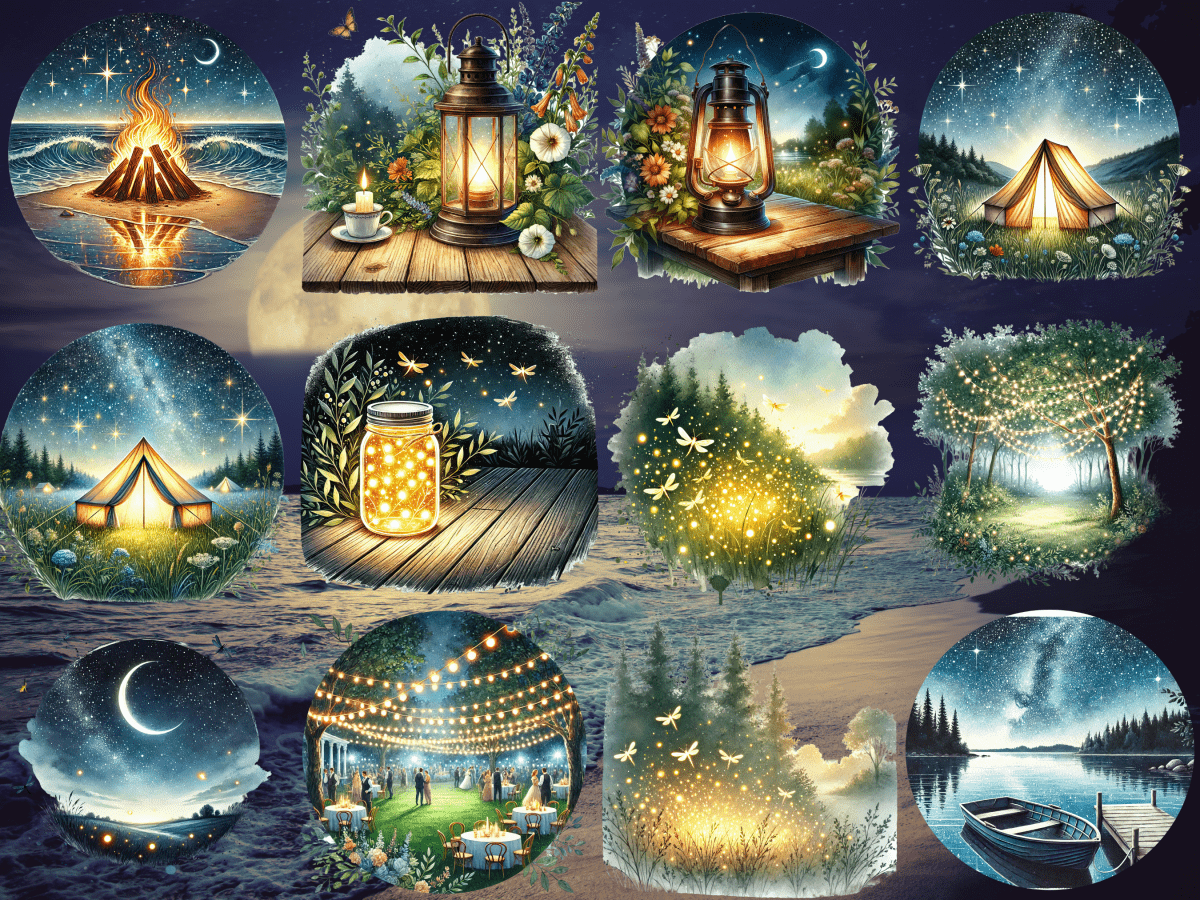 Sommernetter Clipart (BEGRENSET UTGAVE) image 2