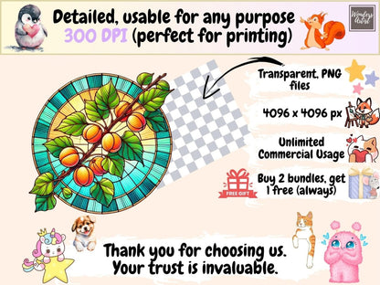 Summer Stained Glass (P2) Clipart beach glass clipart - Wonders Artist