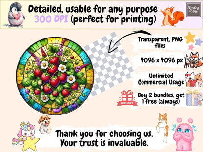 Summer Stained Glass (P3) Clipart beach glass clipart - Wonders Artist