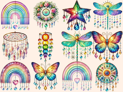 Suncatchers Clipart boho suncatcher png light catcher png new bundles all - WondersArtist