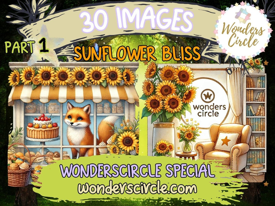 Sunflower Bliss Clipart (LIMITED EDITION)