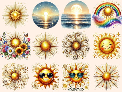 Sunshines Clipart bright sun prints - Wonders Artist