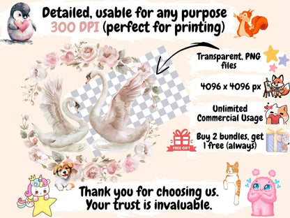 Swan Lake Watercolor Clipart ballet clipart - Wonders Artist