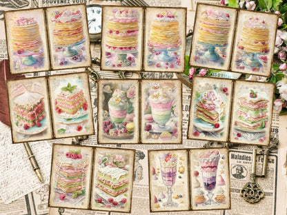 Sweet Desserts Journal Pages (P4) Bakery Ephemera - Wonders Artist