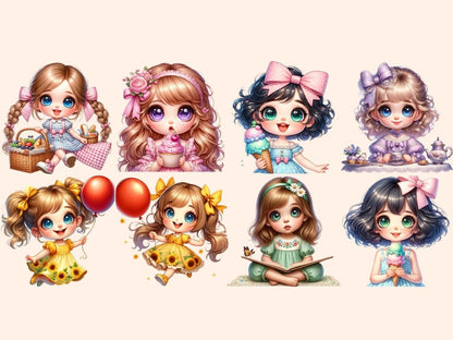 Sweet Girls Clipart Cute girl art - Wonders Artist