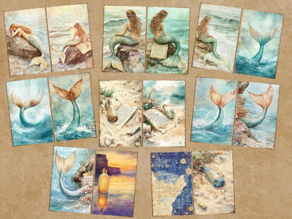Tales of the Tides Journal Pages (P2) Beach Junk Journal - Wonders Artist
