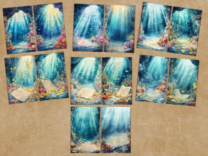 Tales of the Tides Journal Pages (P5) Beach Junk Journal - Wonders Artist