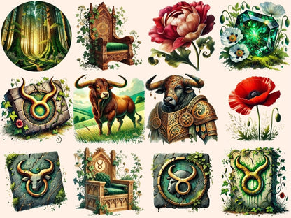 Taurus Sign Clipart astrology png - Wonders Artist