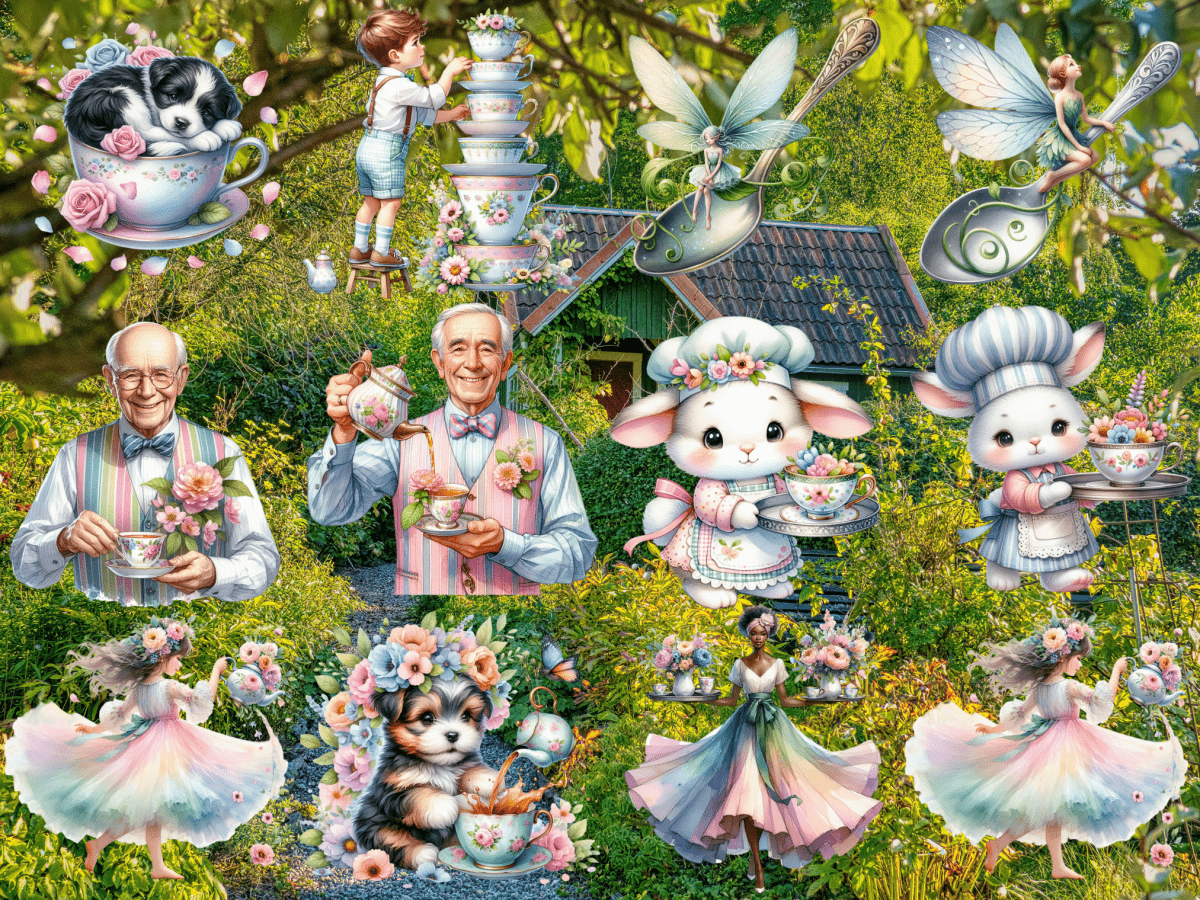 Clipart Povestiri din Grădina de Ceai (EDIȚIE LIMITATĂ) image 5