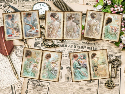 Tea Party Journal Pages Afternoon Tea Set - Wonders Artist