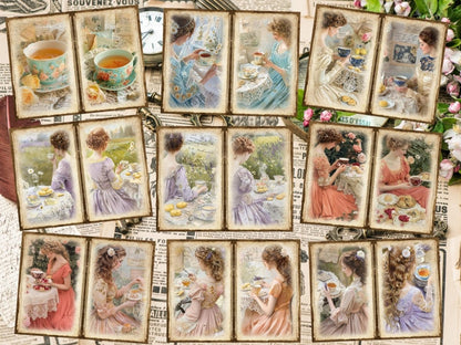 Tea Party Journal Pages (P2) Afternoon Tea Set - Wonders Artist