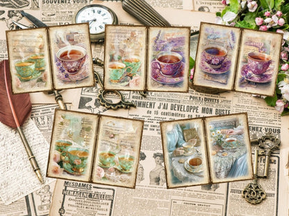 Tea Party Journal Pages (P2) Afternoon Tea Set - Wonders Artist