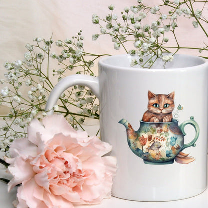 Tea Time Watercolor Clipart fairytale tea - Wonders Artist