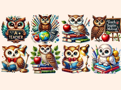 Teacher Owls Clipart Classroom Owl - Wonders Artist