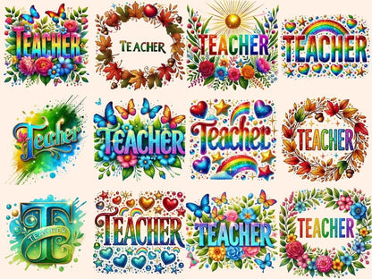 Teacher Signs Clipart classroom design - Wonders Artist
