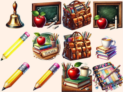 Teacher Supplies Clipart Classroom Clipart - Wonders Artist