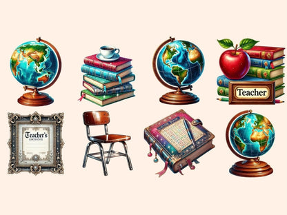 Teacher Supplies (P2) Clipart Classroom Clipart - Wonders Artist