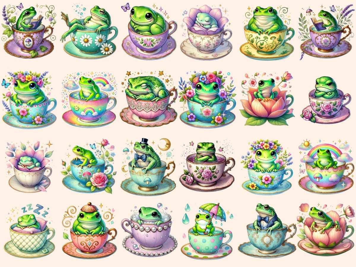 Teacup Frogs Clipart animal clipart cute frog clipart cute frog png - WondersArtist