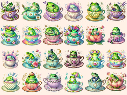 Teacup Frogs Clipart animal clipart cute frog clipart cute frog png - WondersArtist