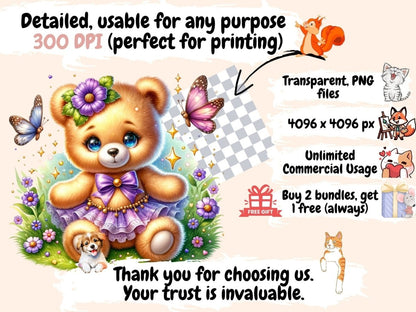Teddy Bears (P2) Clipart Bear clip art - Wonders Artist