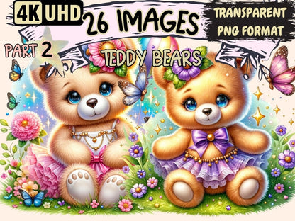 Teddy Bears (P2) Clipart Bear clip art - Wonders Artist