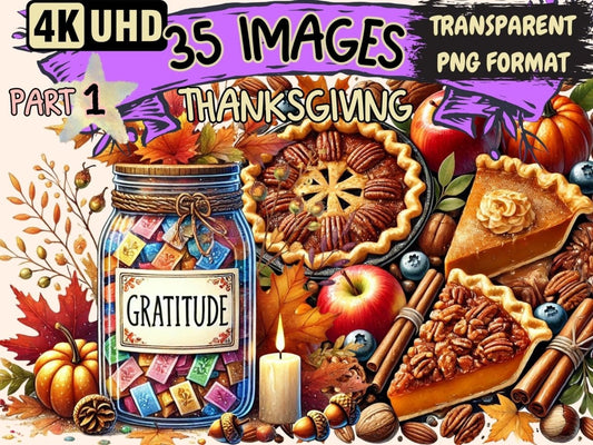 Thanksgiving Clipart Autumn Feast - Wonders Artist