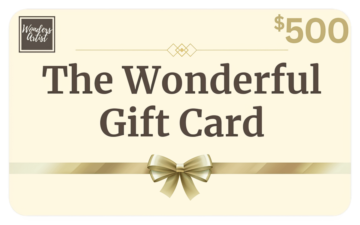 The Wonderful Gift Card - Wonders Artist