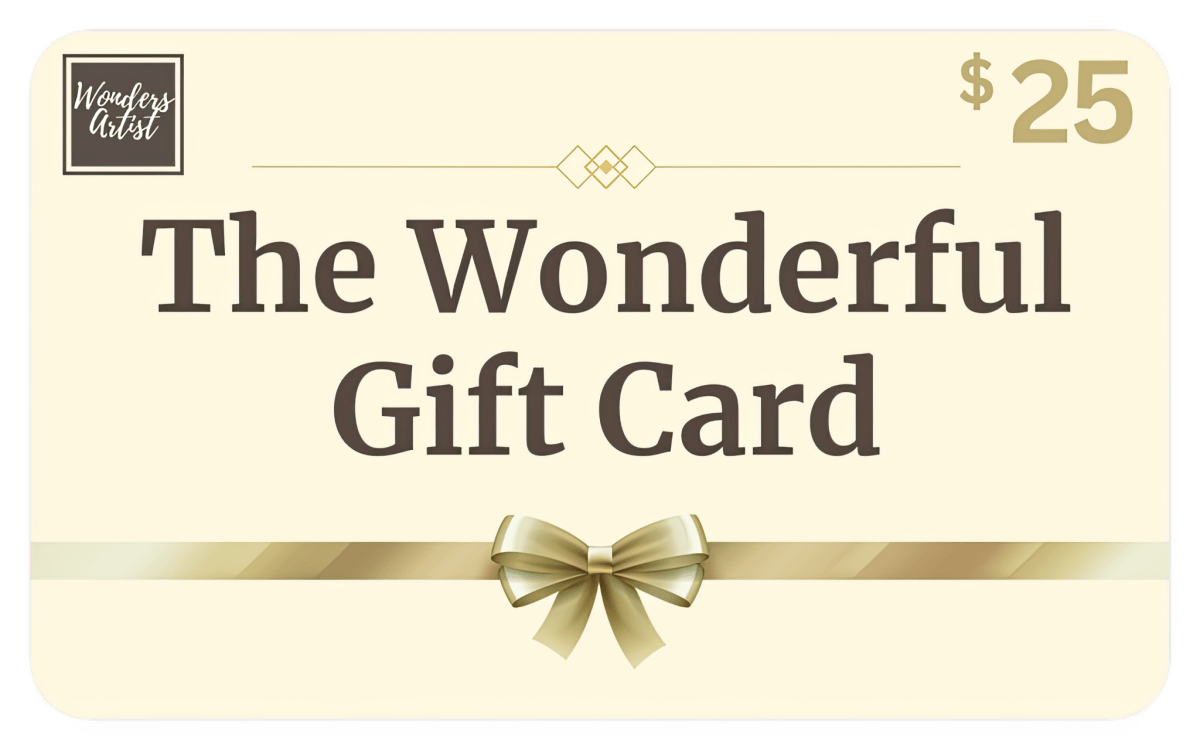 The Wonderful Gift Card - Wonders Artist