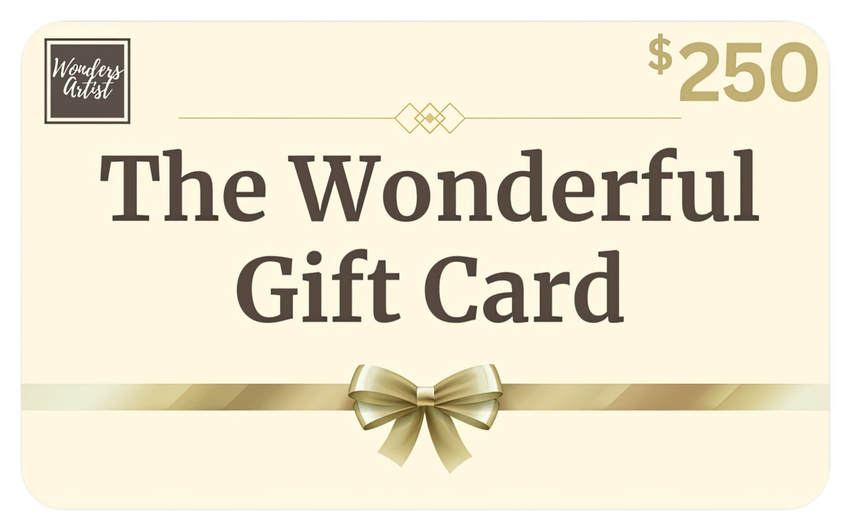The Wonderful Gift Card - Wonders Artist