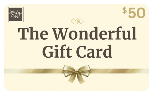 The Wonderful Gift Card - Wonders Artist