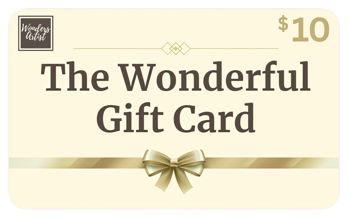 The Wonderful Gift Card - Wonders Artist