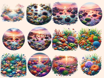 Tidepools Clipart Cute tidepool art - Wonders Artist