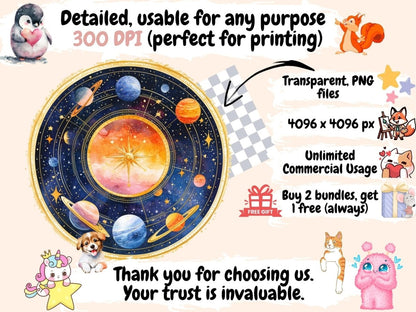 Time Wheels Clipart Astral Wheels Art - Wonders Artist