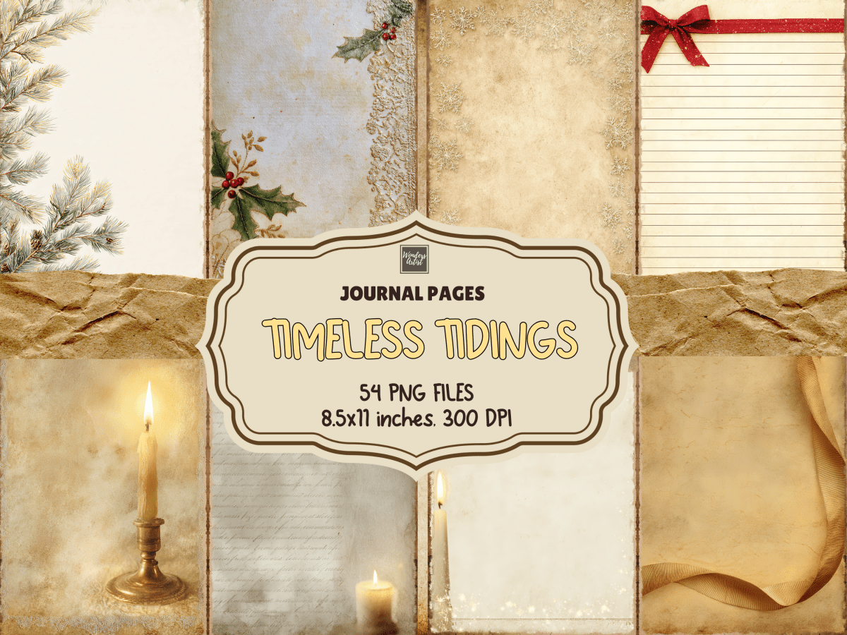 Timeless Tidings Journal Pages All Bundles Journal Pages new bundles all - WondersArtist
