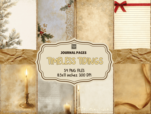Timeless Tidings Journal Pages All Bundles Journal Pages new bundles all - WondersArtist