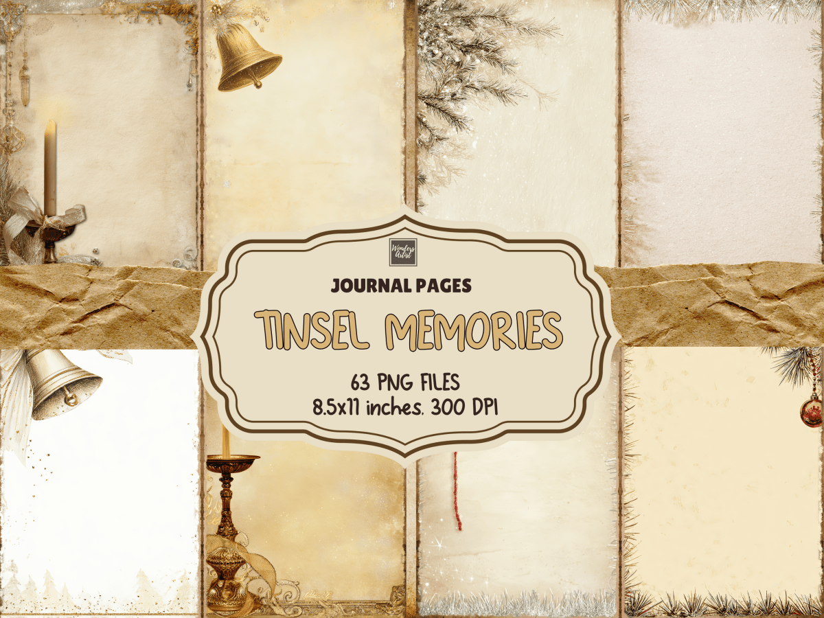 Tinsel Memories Journal Pages All Bundles Journal Pages new bundles all - WondersArtist