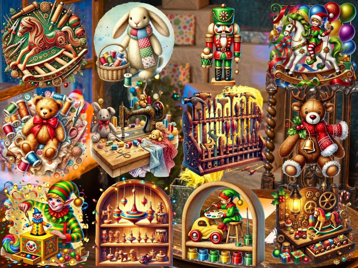 玩具制造商的工作坊剪贴画（限量版） image 6