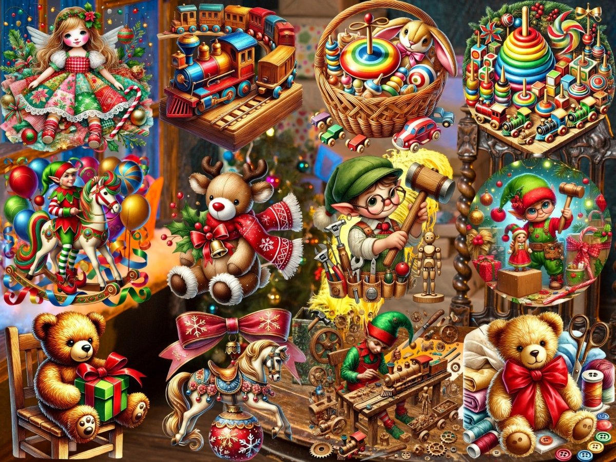 玩具制造商的工作坊剪贴画（限量版） image 5