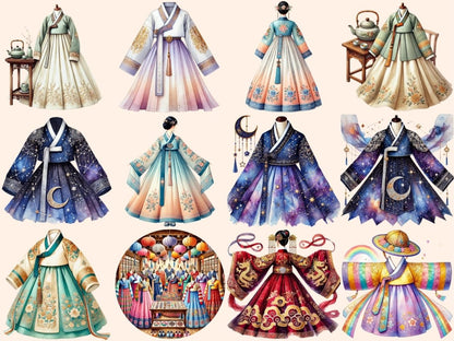 Traditional Korean Clothing Clipart asian attire png - Wonders Artist