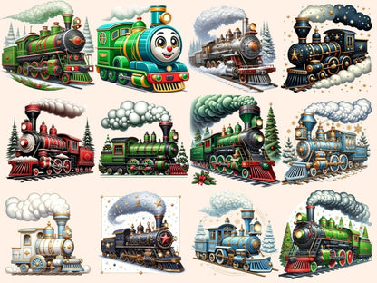 Trains (P2) Clipart Cute train art - Wonders Artist