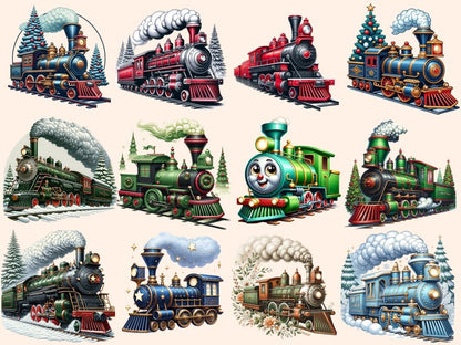 Trains (P2) Clipart Cute train art - Wonders Artist