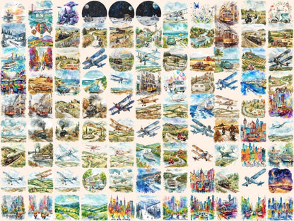 Transport Watercolor Clipart car clipart - Wonders Artist